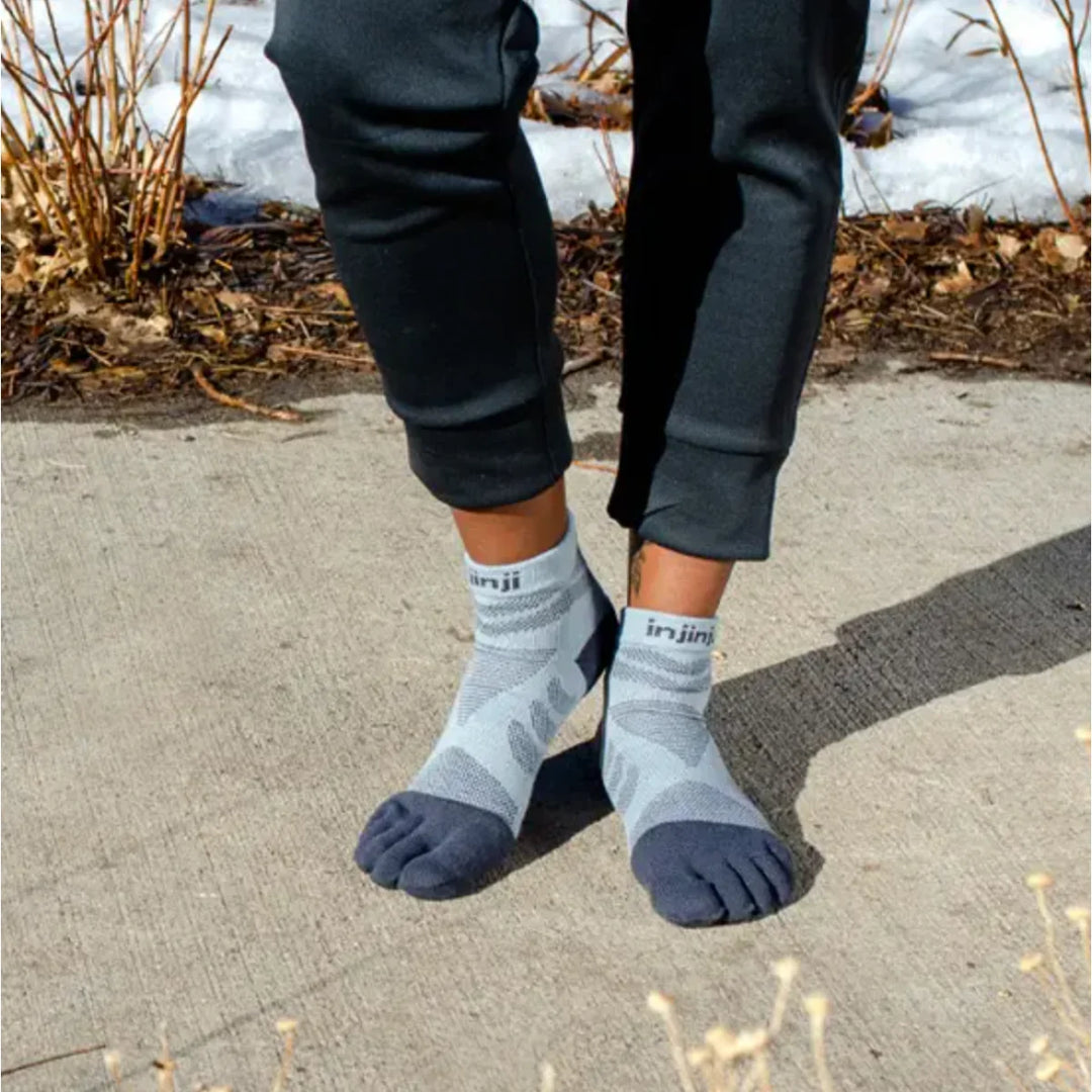 Women's Injinji Ultra Run Mini Crew Toe Socks