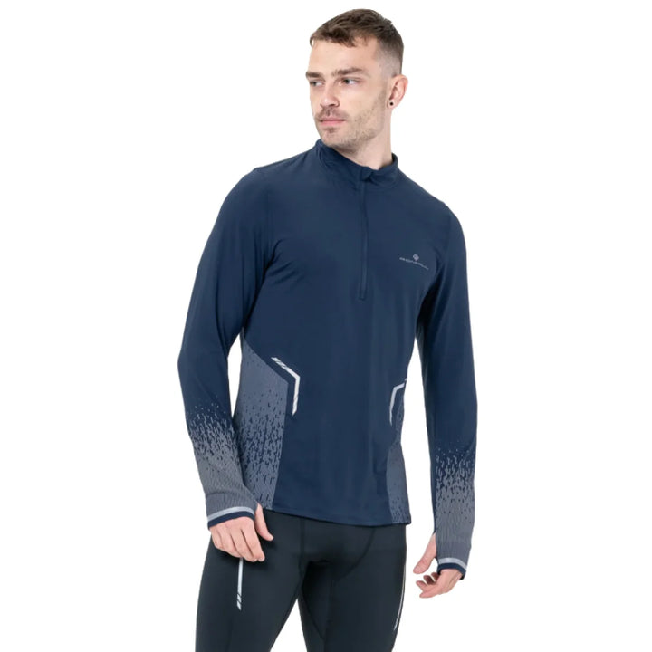 Men's Ronhill Tech Reflect 1/2 Zip Long Sleeve