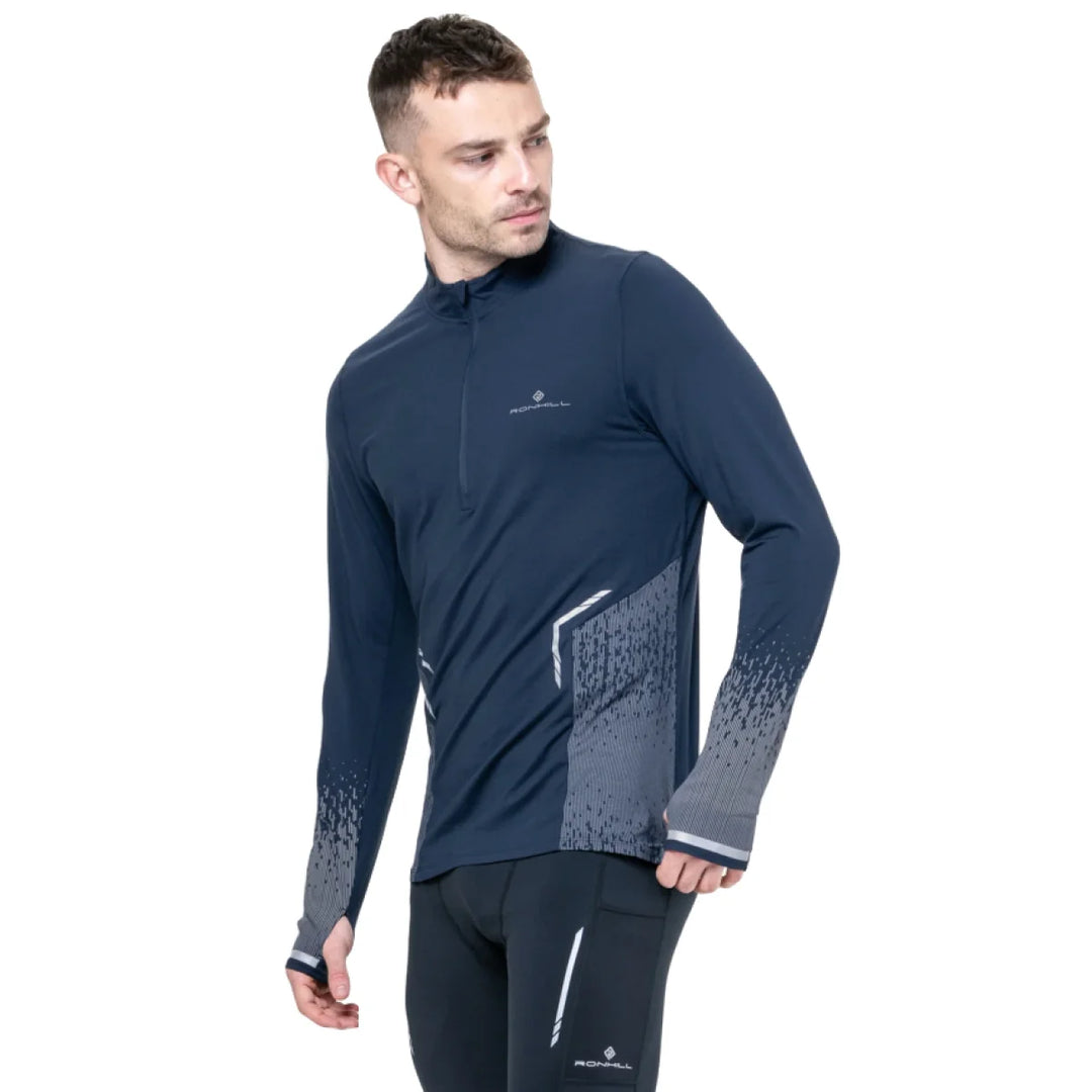 Men's Ronhill Tech Reflect 1/2 Zip Long Sleeve