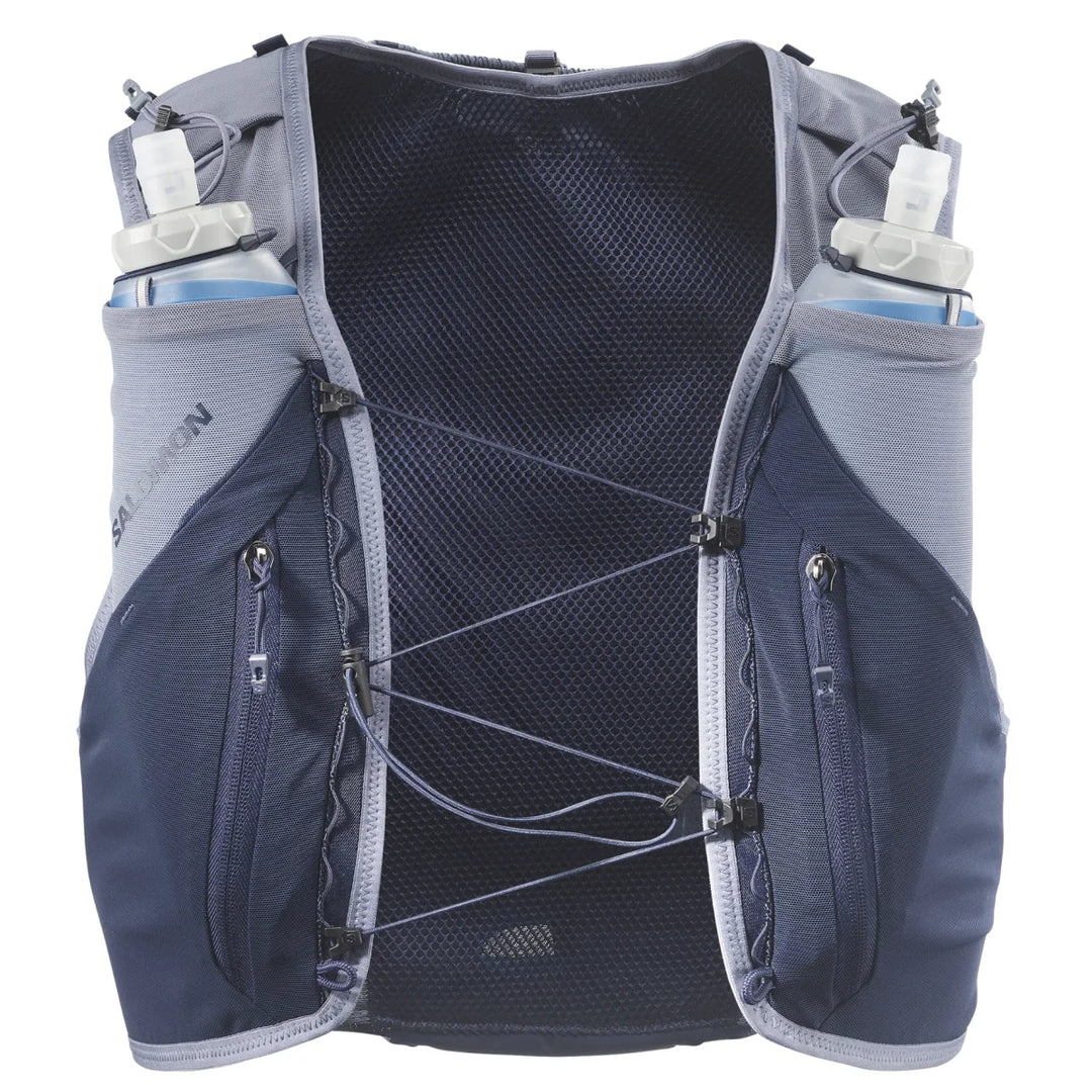 Unisex Salomon Adv Skin 12L Gradient Hydration Vest with 2x500ML Soft Flasks
