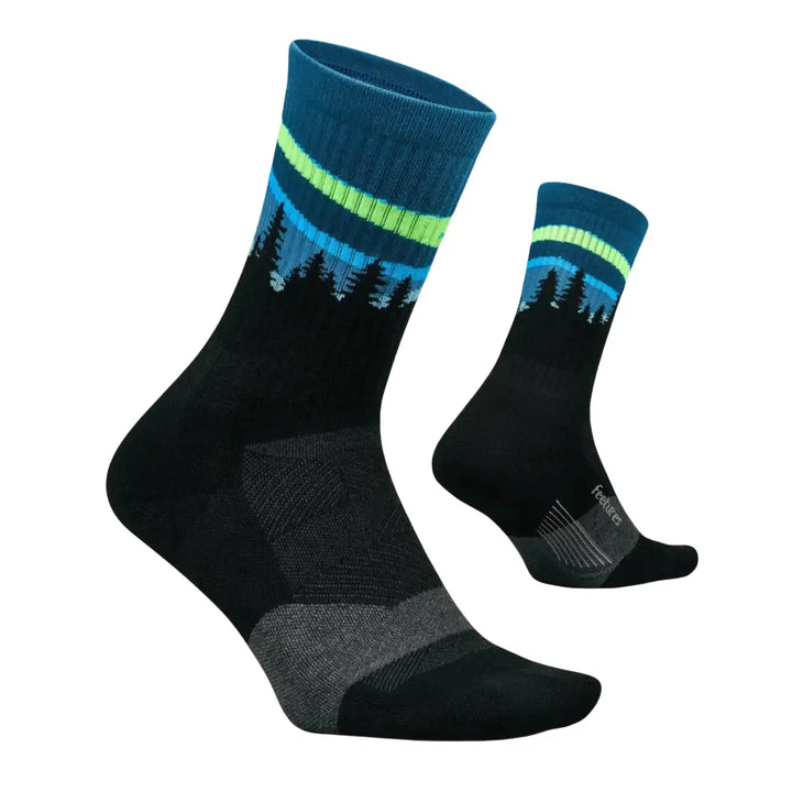 Unisex Feetures Trail Max Cushion Mini Crew Socks
