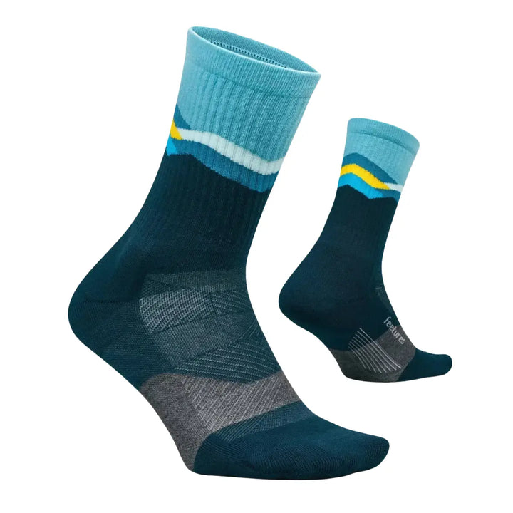 Unisex Feetures Trail Max Cushion Mini Crew Socks