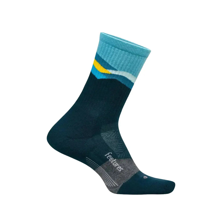 Unisex Feetures Trail Max Cushion Mini Crew Socks