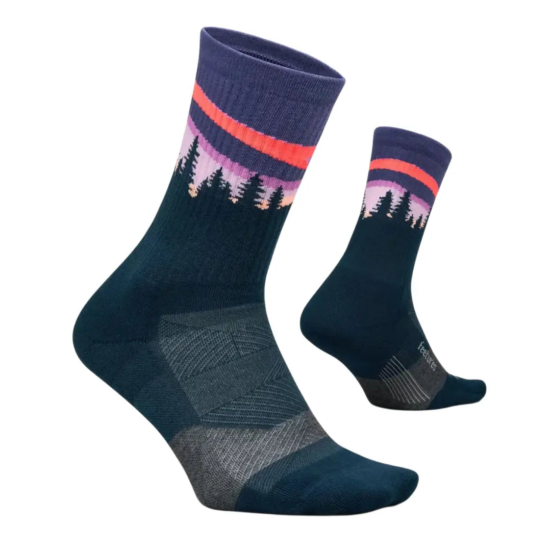 Unisex Feetures Trail Max Cushion Mini Crew Socks