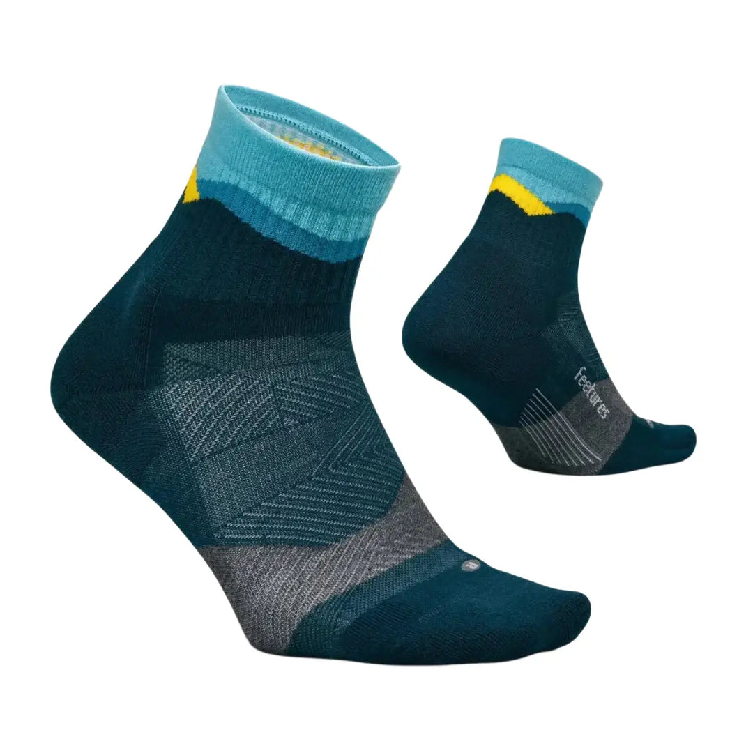 Unisex Feetures Trail Max Cushion Quarter Socks