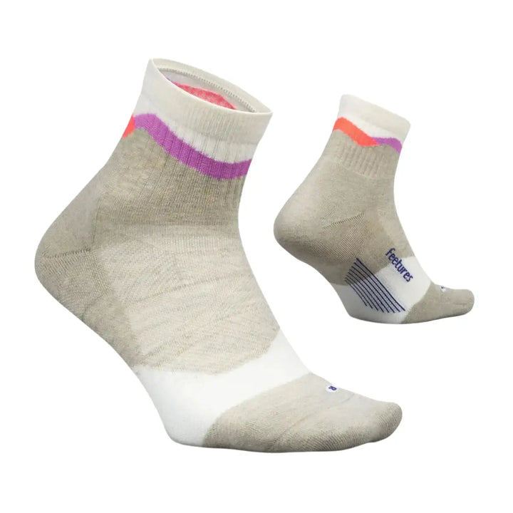 Unisex Feetures Trail Max Cushion Quarter Socks