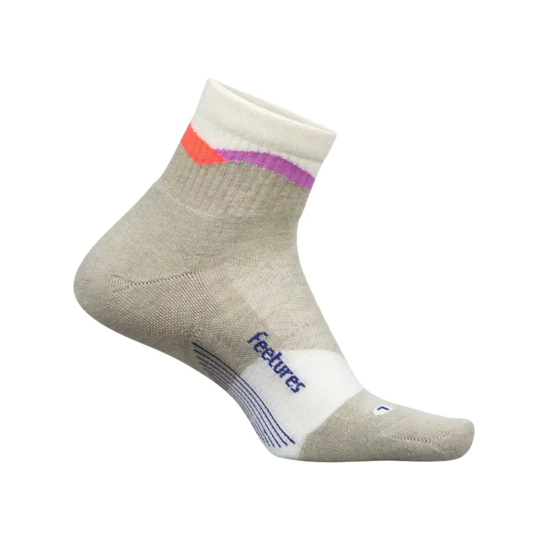 Unisex Feetures Trail Max Cushion Quarter Socks