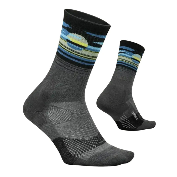 Unisex Feetures Trail Max Cushion Mini Crew Socks