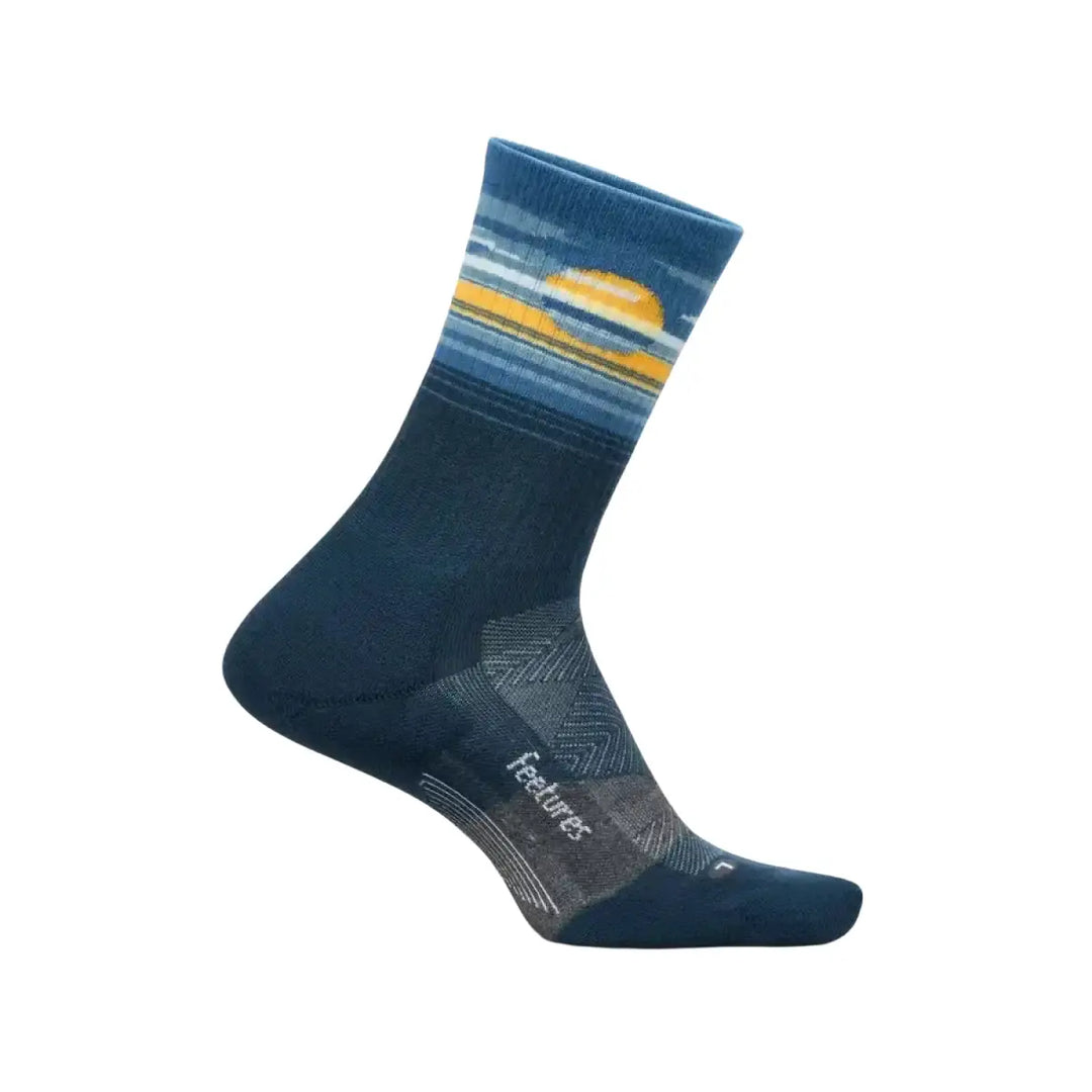 Unisex Feetures Trail Max Cushion Mini Crew Socks