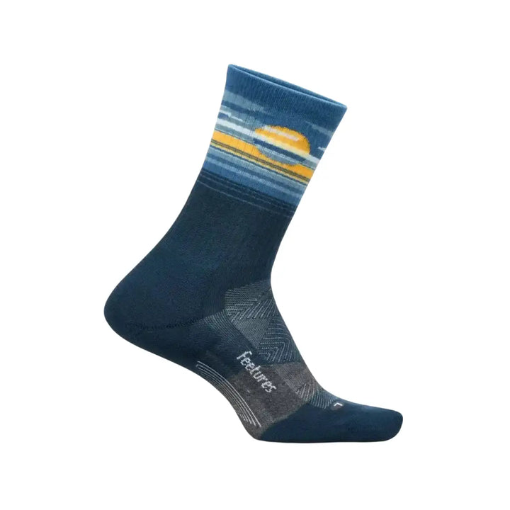 Unisex Feetures Trail Max Cushion Mini Crew Socks