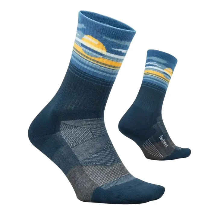Unisex Feetures Trail Max Cushion Mini Crew Socks