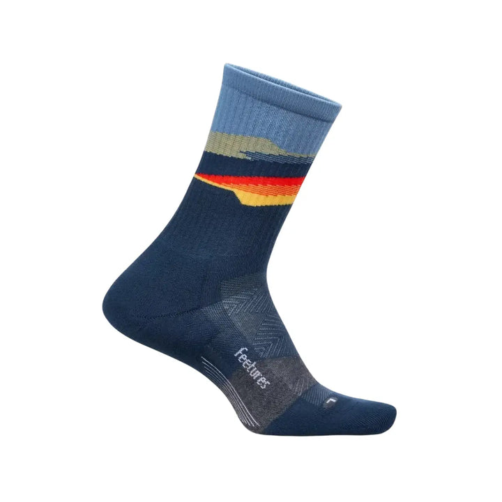 Unisex Feetures Trail Max Cushion Mini Crew Socks