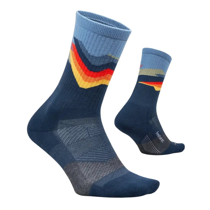 Unisex Feetures Trail Max Cushion Mini Crew Socks