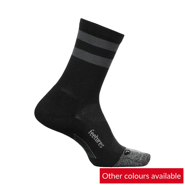 Unisex Feetures Elite Light Cushion Mini Crew Socks