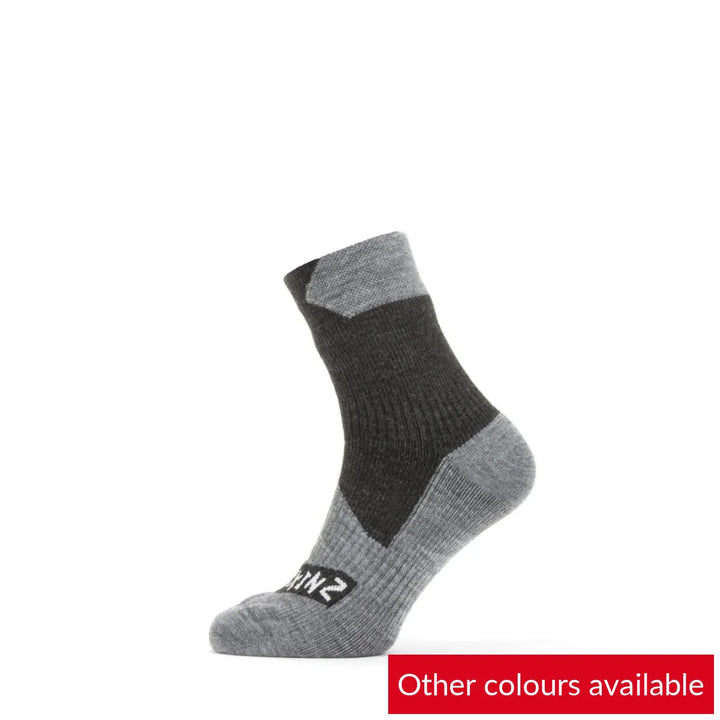 Unisex Sealskinz Bircham Waterproof All Weather Ankle Length Sock