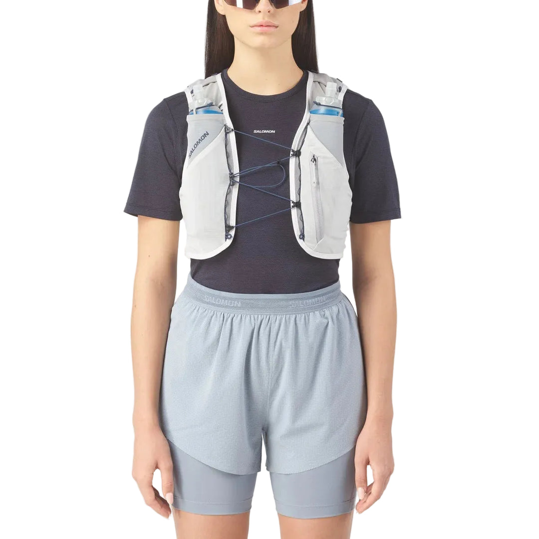 Unisex Salomon Adv Skin 5L Hydration Vest with 2x500ML Soft Flasks