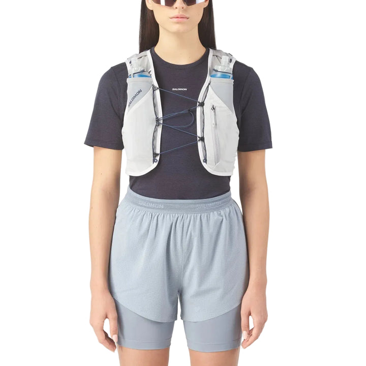 Unisex Salomon Adv Skin 5L Hydration Vest with 2x500ML Soft Flasks