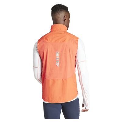 Men's Adidas Adizero 1/2 Zip Running Vest