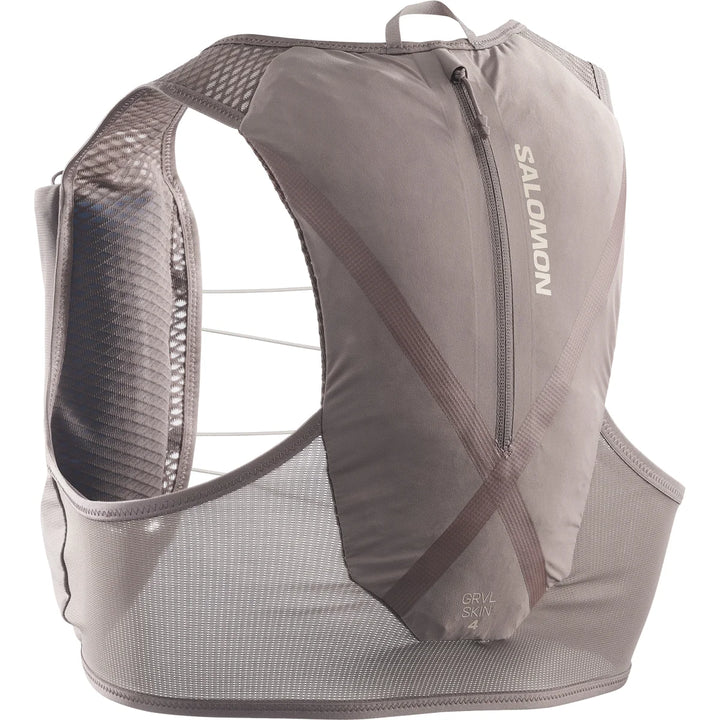 Unisex Salomon GRVL Skin 4L Hydration Vest with 2x500ML Flasks