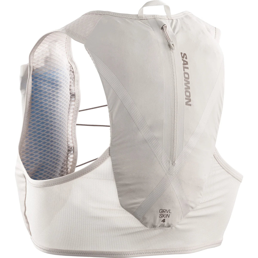 Unisex Salomon Active Skin 4L Grvl Hydration Vest with 2x500ML Flasks
