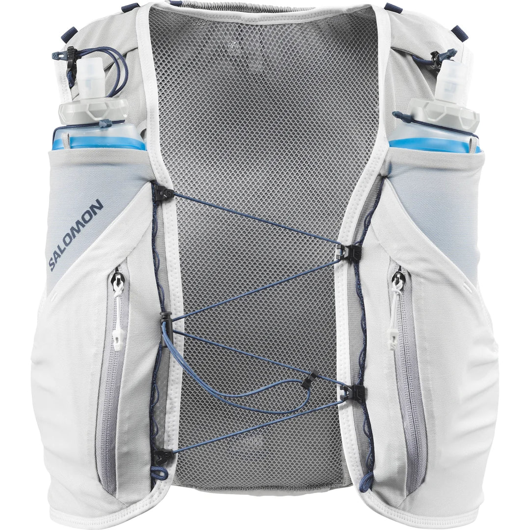 Unisex Salomon Adv Skin 12L Hydration Vest with 2x500ML Soft Flasks