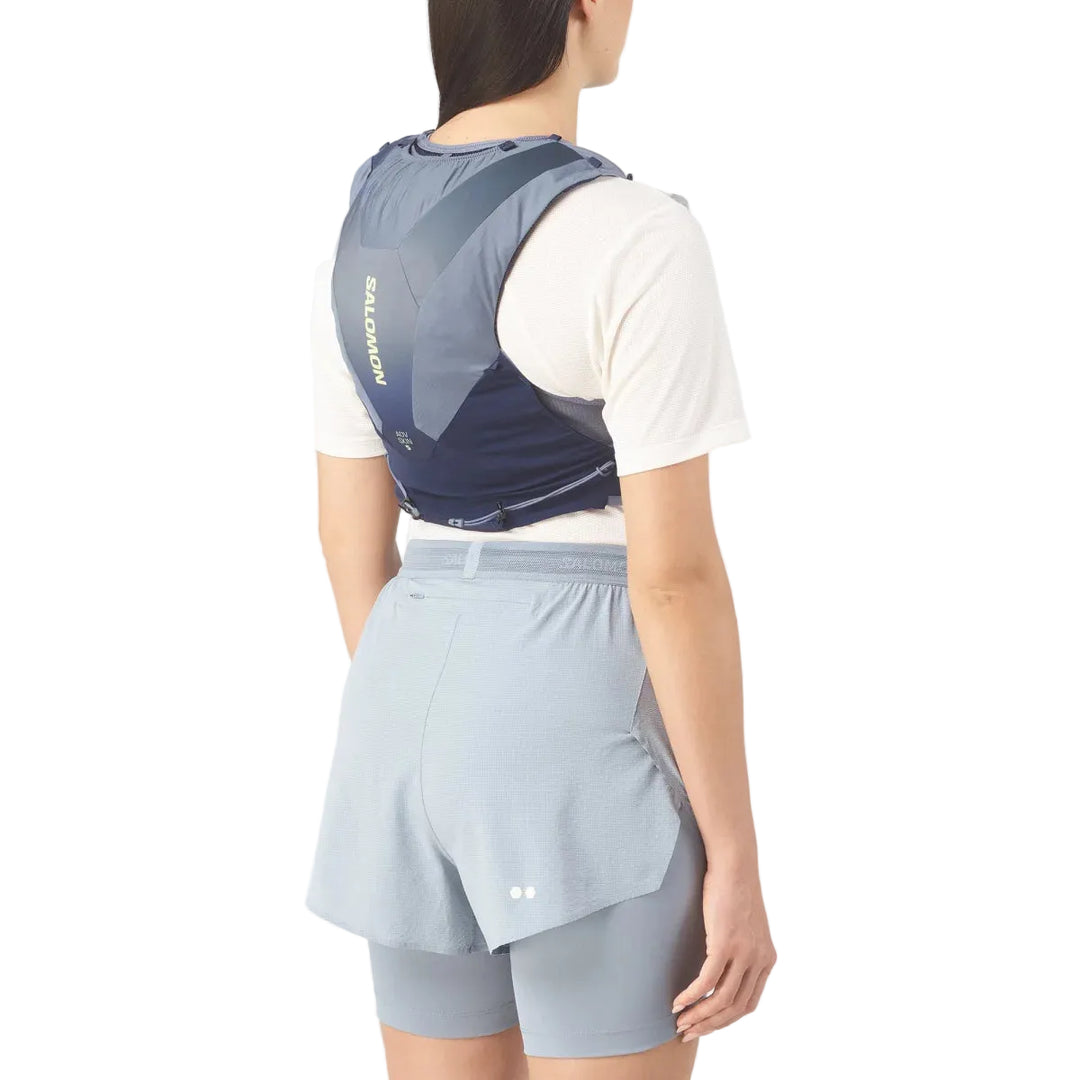 Unisex Salomon Adv Skin 5L Gradient Hydration Vest with 2x500ML Soft Flasks