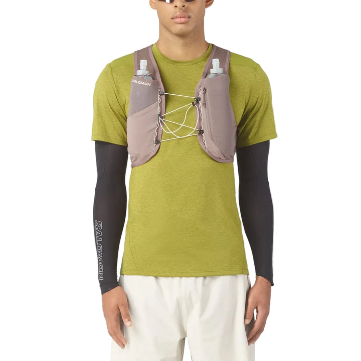 Unisex Salomon GRVL Skin 4L Hydration Vest with 2x500ML Flasks