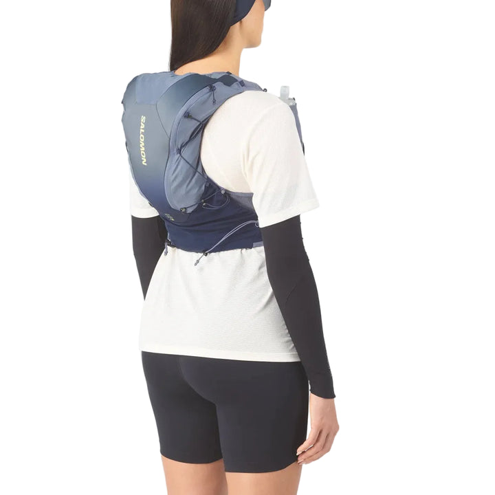 Unisex Salomon Adv Skin 12L Gradient Hydration Vest with 2x500ML Soft Flasks
