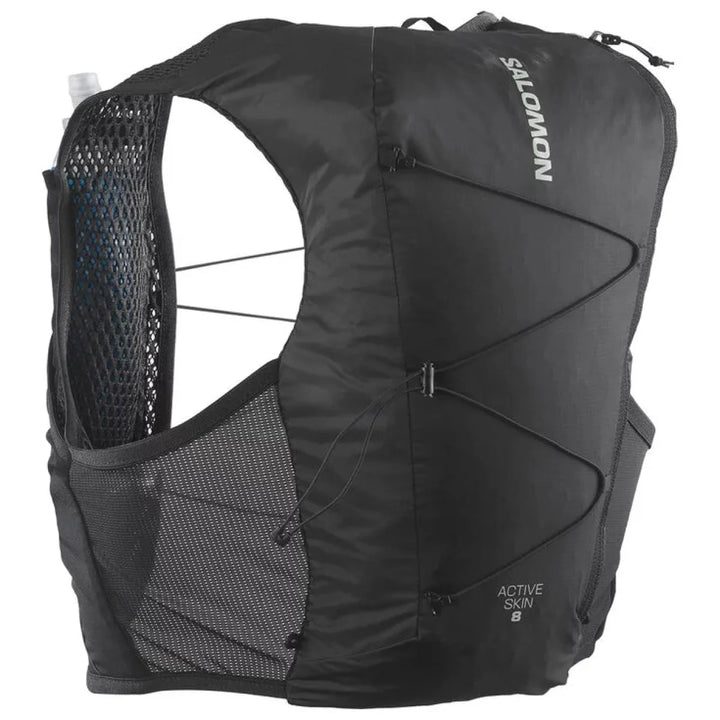 Unisex Salomon Active Skin 8L Hydration Vest with 2x500ML Soft Flasks
