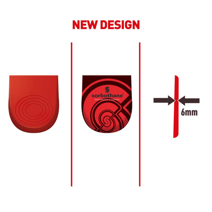 Unisex Sorbothane Heel Pads